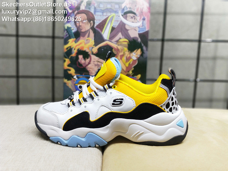 One Piece X Skechers D'Lites Unisex Sneakers Yellow 35-44